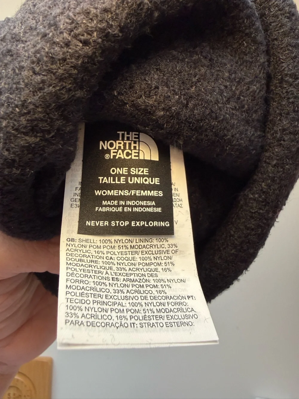 The North Face soft knit